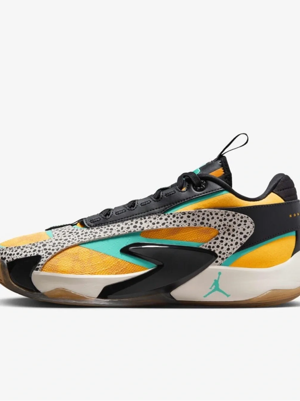 Jordan Low-Top Luka 2 Sneaker in Yellow, Black & Teal Accent